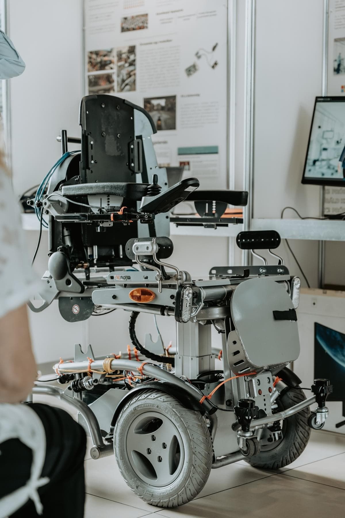 The first wheelchair prototype